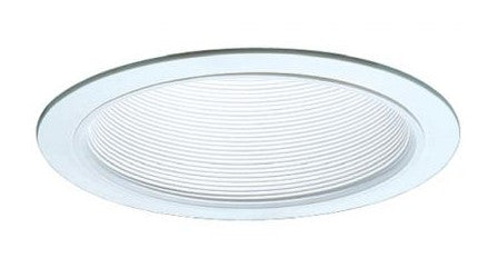 ELCO Lighting ELM30W 6 Inch Metal Step Baffle Trim All White Finish