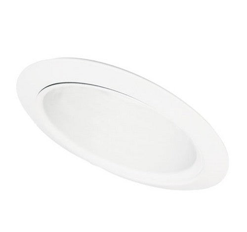 ELCO Lighting ELS531KW 5" Sloped Adjustable Reflector with Socket Bracket Trim All White