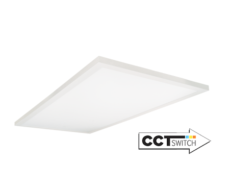 Elco Lighting ELSP1224CT5W 12"x24" Sky Panel™ with 5-CCT Switch, Lumens 2000 lm, Color Temperature 3000K-5000K, All White