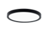Elco Lighting ELSP43CT5B 4" Round Sky Panel™, Lumens 600 lm, Color Temperature 2700K-5000K, All Black