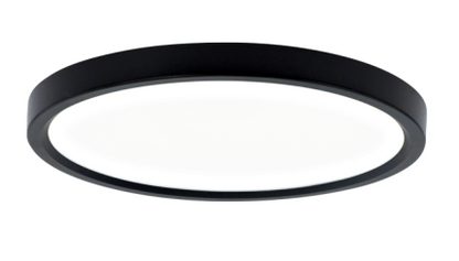 Elco Lighting ELSP63DXCT3B 6" Round 0-10V Sky Panel™, Lumens 1000 lm, Color Temperature 3000K, 3500K, 4000K, All Black