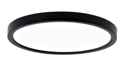 Elco Lighting ELSP63DXCT3B 6" Round 0-10V Sky Panel™, Lumens 1000 lm, Color Temperature 3000K, 3500K, 4000K, All Black