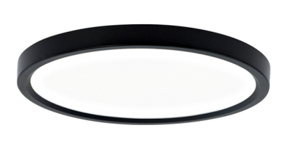 Elco Lighting ELSP83CT3B 8" Round Sky Panel™, Lumens 1200 lm, Color Temperature 3000K, 3500K, 4000K, All Black