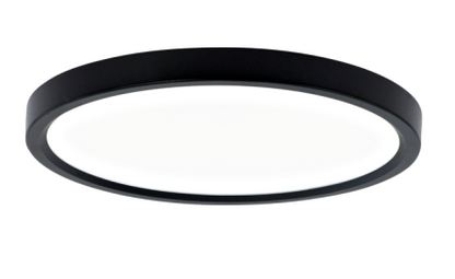 Elco Lighting ELSP83DXCT3B 8" Round 0-10V Sky Panel™, Lumens 1400 lm, Color Temperature 3000K, 3500K, 4000K, All Black