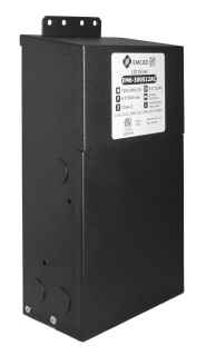 EMCOD EM6-300S12DC 300W LED Magnetic Driver Phase Dimmable 120V/12VDC, Black Powder Coated Steel Enclosure