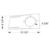 ELCO Lighting EMP4 4" New Construction Round Mounting Plate