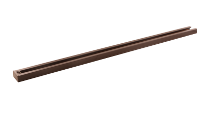 Elco Lighting EP004BZ 4' (48 1/8") Single Circuit Track, All Bronze