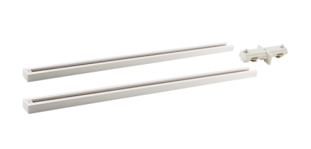 Elco Lighting EP12XW 12' Modern Track Kit, All White
