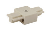 Elco Lighting EP2008W Mini-Track Mini Straight Connector Track Accessory, All White Finish