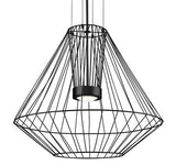 Kuzco Lighting EP68428-BK LED Arctic Outdoor Pendant Light 120V Black Finish