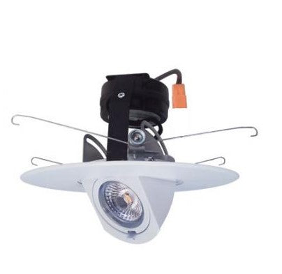 ELCO Lighting EP710C 6 Inches Round LED Adjustable Pull-Down Insert 20 Degree Beam Angle