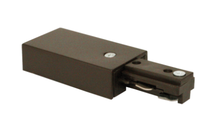 Elco Lighting EP801BZ Live End Connector Track Accessory, All Bronze