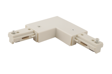 Elco Lighting EP804W "L" Connector Track Accessory, All White