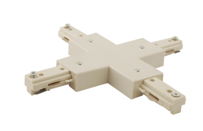 Elco Lighting EP806W "X" Connector Track Accessory, All White