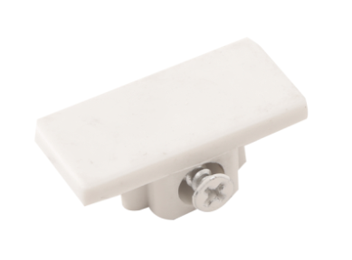 Elco Lighting EP812W Dead End Track Accessory, All White