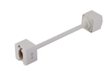 Elco Lighting EP848W 48" Extension Stem Track Accessory, All White Finish