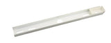 Elco Lighting EP844W Straight Channel Track Accessory, All White Finish