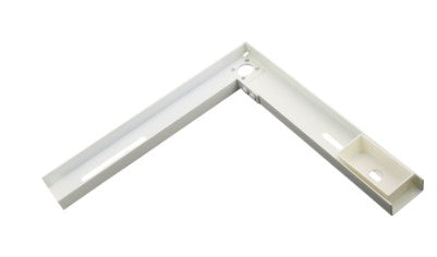 Elco Lighting EP845W "L" Channel Track Accessory, All White Finish