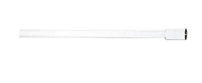 Elco Lighting EP904B 48" Steel Stem Track Accessory, All Black Finish