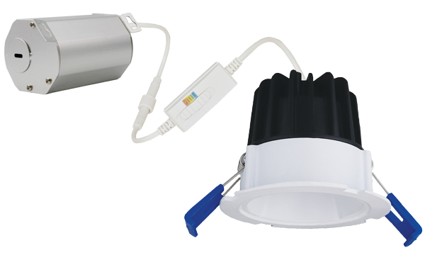 Elco Lighting ERT2L06CT5 8W 2 Inch LED Round Downlight White Finish 5 CCT Switch