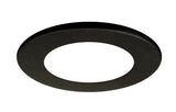 ELCO Lighting ERT2RB Reflector Baffle & Flexa™ Trims Accessories for 2" LED Elm™ Downlights, Black Round Trim Finish