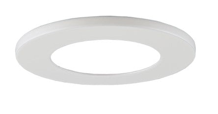 ELCO Lighting ERT2RW Reflector Baffle & Flexa™ Trims Accessories for 2" LED Elm™ Downlights, White Round Trim Finish
