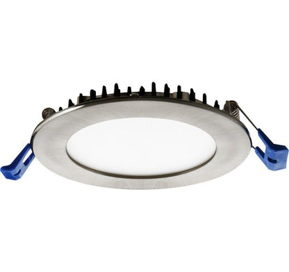 ELCO Lighting ERT41230N 12W 4" Ultra Slim LED High Lumen Round Panel Light 3000K, 750lm Nickel