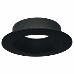 Elco Lighting ERT415BB 4" Round Elm™ Reflector Trim, All Black Finish