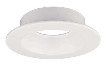 Elco Lighting ERT415W 4" Round Elm™ Reflector Trim, All White Finish