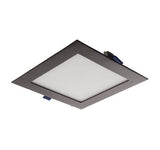 ELCO Lighting ERT441XXBZ Bronze LED Interior / Exterior 4" Square Ultra Slim Panel Overhead Lighting 120V