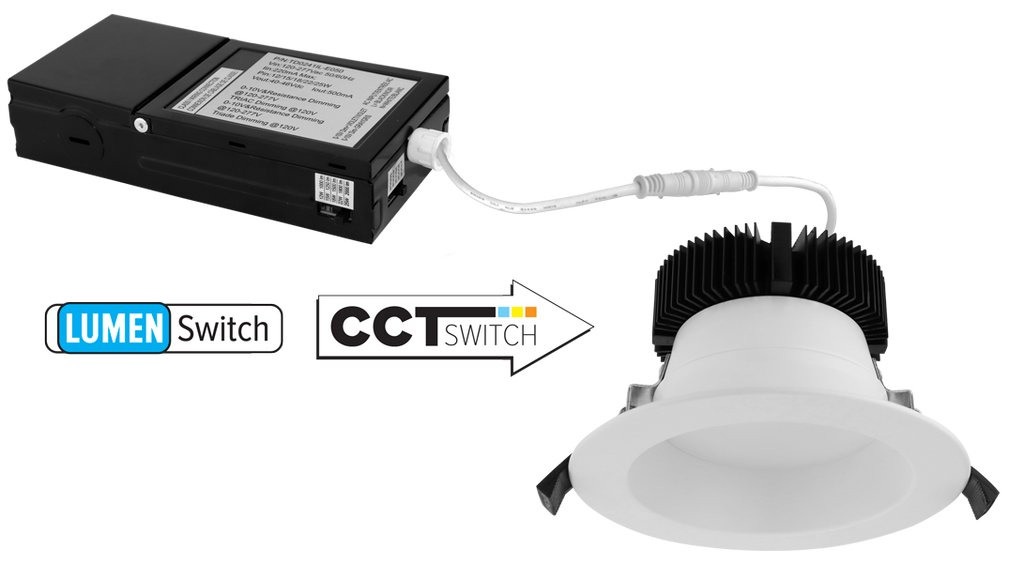 Elco Lighting ERT475CT5DW LED High Lumen Round Reflector Insert 5 CCT Switch | Electric