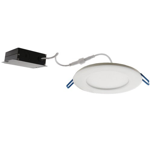 ELCO Lighting ERT61140N 12W 6" Ultra Slim LED Round Panel Light Nickel 4000K, 800lm