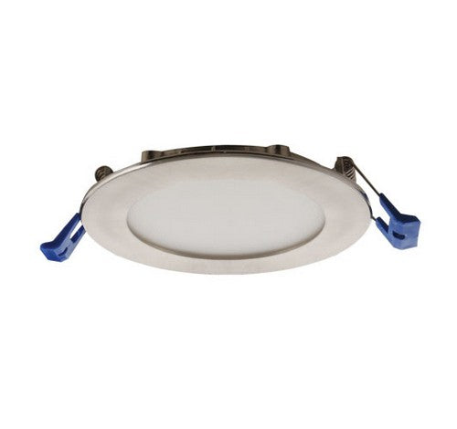ELCO Lighting ERT61230N 15W 6" Ultra Slim LED High Lumen Round Panel Light Nickel 3000K, 975lm