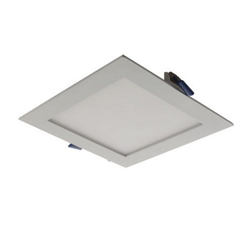 ELCO Lighting ERT66130W 12W 6" Ultra Slim LED Square Panel Light White 3000K, 750lm