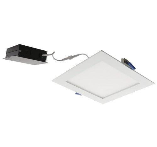 ELCO Lighting ERT66140N 12W 6" Ultra Slim LED Square Panel Light Nickel 4000K, 800lm