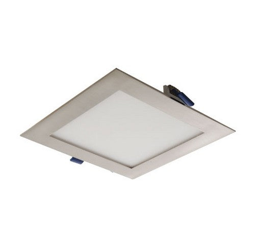ELCO Lighting ERT66140N 12W 6" Ultra Slim LED Square Panel Light Nickel 4000K, 800lm