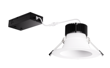 Elco Lighting ERT685CT5DH 6" LED High Lumen Round Reflector Insert with 5-CCT Switch & 5-Lumen Switch, Color Temperature 2700K-5000K, All Haze