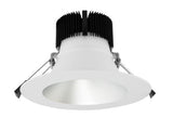 ELCO Lighting ERT685CT5DHW 6 Inch LED High Lumen Round Reflector Insert with 5-CCT Switch & 5-Lumen Switch Haze with White Ring Finish