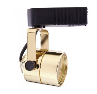 Elco Lighting ET128G Electronic Low Voltage Mini Cylinder Track Fixture, Gold Finish