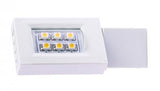 Elco Lighting ET2193W Miniature LED Mini Track Fixtures, Color Temperature 3000K, Lumens 120lm, All White