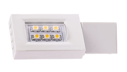 Elco Lighting ET2194W Miniature LED Mini Track Fixtures, Color Temperature 6000K, Lumens 120lm, All White