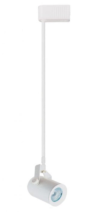 Elco Lighting ET530-12W Electronic Low Voltage Roundback Accent Light with Stem Extension 12" Track Fixture, White Finish