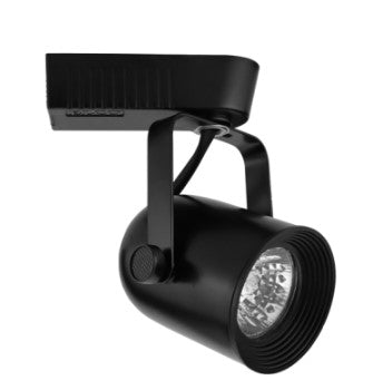 Elco Lighting ET530B Electronic Low Voltage RoundBack Track Fixture, Black Finish
