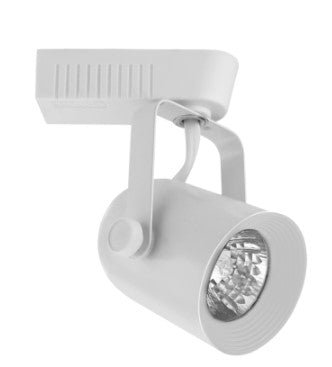 Elco Lighting ET530WW Electronic Low Voltage RoundBack Track Fixture, All White Finish