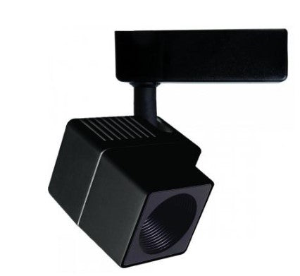 Elco Lighting ET559B Electronic Low Voltage Micro Style Track Fixture, All Black Finish