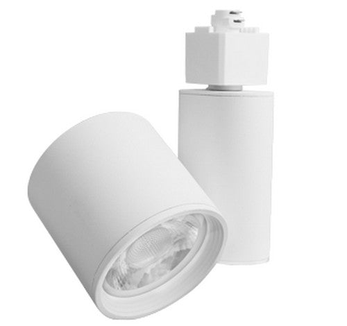 ELCO Lighting ET628XXDW Tiggap Contemporary White LED Home Track Lighting Head 120V / 220V AC - BuyRite Electric