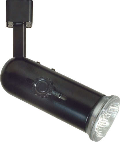 Elco Lighting ET641B 120V Line Voltage Universal Track Fixture, All Black