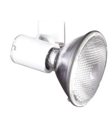 Elco Lighting ET646W 120V Line Voltage Mini Porcelain Track Fixture, All White Finish