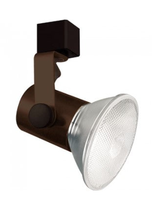 Elco Lighting ET647BZ 120V Line Voltage Mini Universal Track Fixture, All Bronze Finish