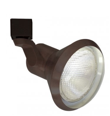 Elco Lighting ET658BZ 120V Line Voltage Solid PAR Classic Track Fixture, All Bronze Finish